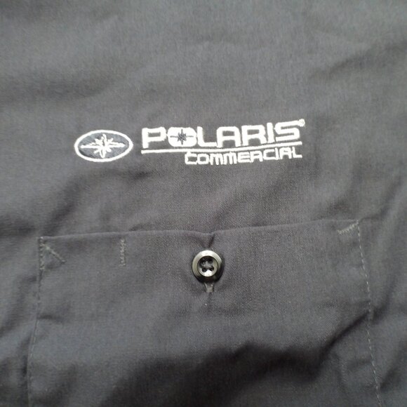 Men's Dickies Polaris Gray Button Down Short Sleeve Shirt Size Medium NWT - Picture 4 of 9